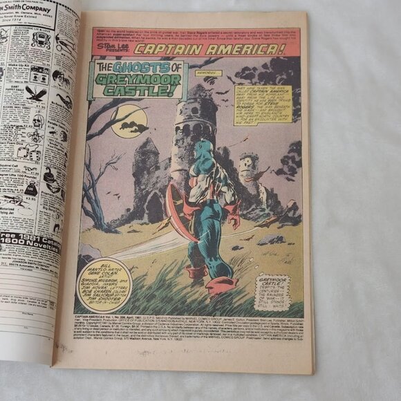 Captain America 256 Newsstand Marvel Comics 1981 VG/FN 5.0 - Picture 3 of 12